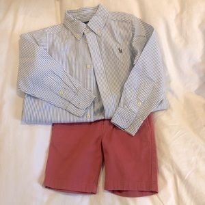 Spring/Summer red shorts size 6